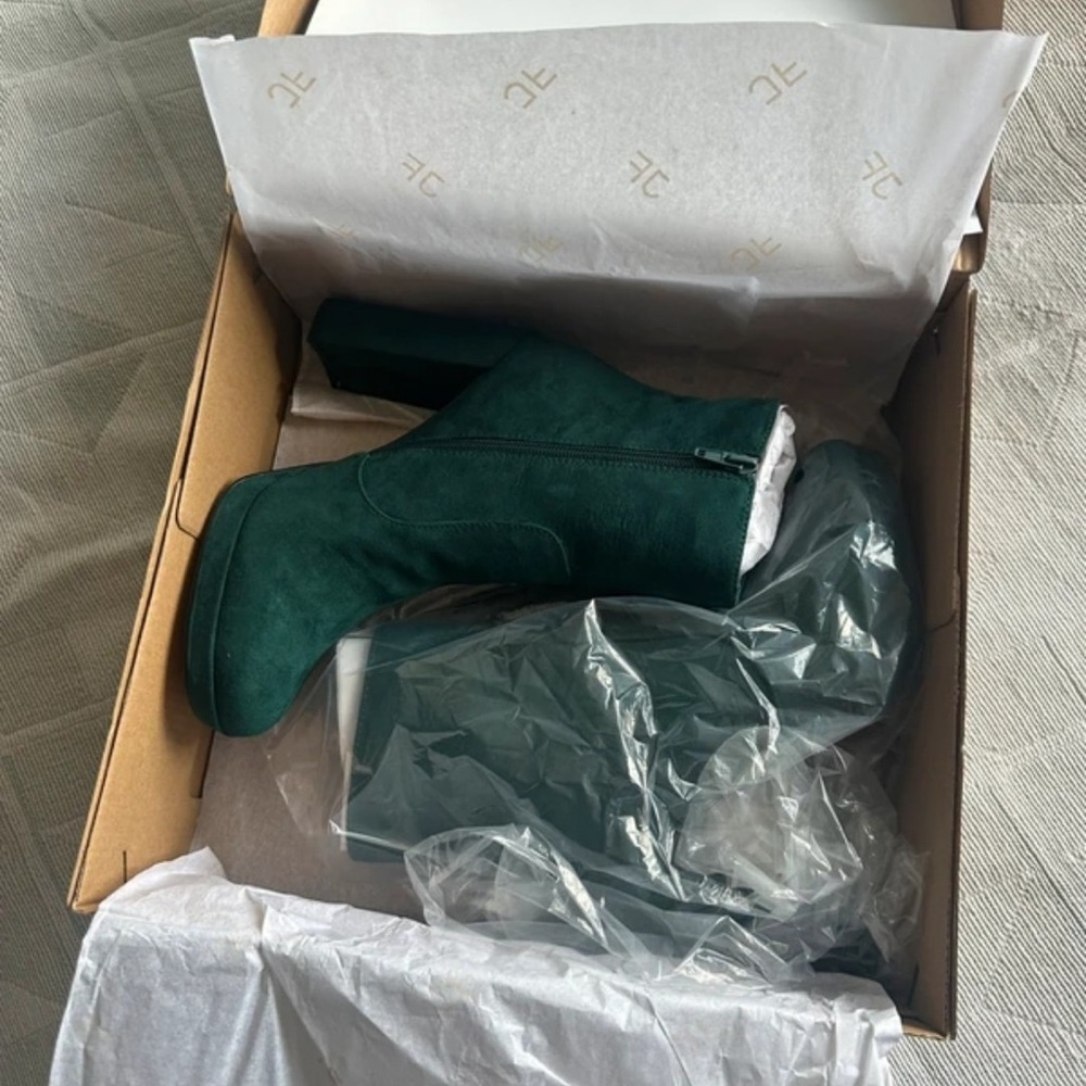 JustFab Emerald Heeled Boots